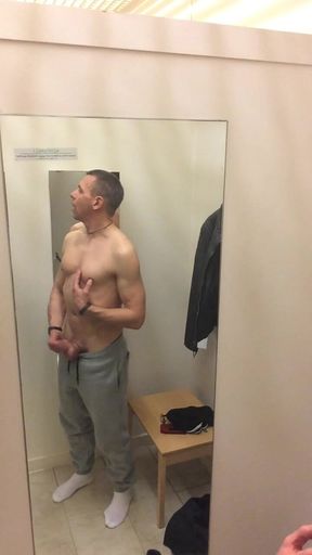 Caught Wanking in Fitting Room