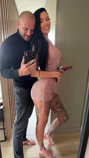 SHE RIDES BIG DICK AND WILL NOT STOP -  Brunette Gostosa Hardcore Doggy Style Fuck and Cowgirl in POV