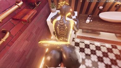 Furry Scalie Rule 34 Animation Shower Sex