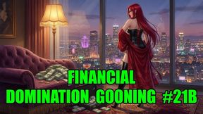 Financial Domination Gooning #21B: Wallet Open Eyes Empty (Animated)