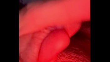 Rubbing my throbbing, huge cock and edging...