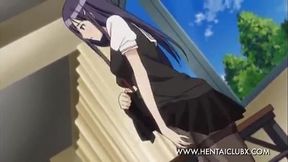 Sexy Anime Girls Pleasure Lecherous Student in Naughty Cosplay Scenes