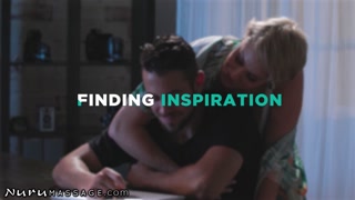 NURU MASSAGE - Busty Ryan Keely Lets Her Stepson Pound Her Deeply To Make Him Relax