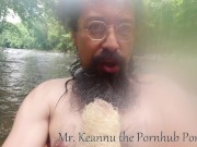 Kayaking Masturbation of a Spongebob Cock