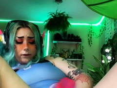 Awesome Amateur teen blonde toying pussy