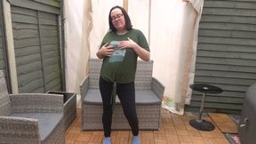 Strip in top leggings and knickers and bra