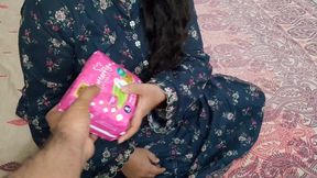 Step son asks his stepmother about using sanitary pads