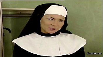 German Nun Seduce to Fuck by Prister in Classic Porn Movie