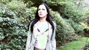 ”Skinny Runaway College Babe misleaded To To Rough Anal MMF Threeway”