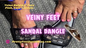 Veiny Feet & Sandal Dangle