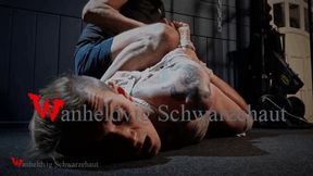 NICKY TAPE GAGGED and ROPE BONDAGE FHD 1080p