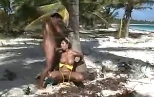 Daria glover at the beach