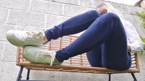 Nike AF1 Sneakers & Ankle Socks (mkv)
