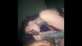 tattoo babe stops me from playing the video games for some dick