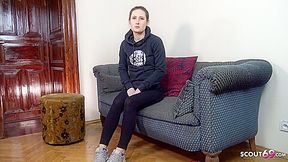 Real College Teenage 18+ Lara Fox I Pickup And Rough Hump I Street Casting - Casting