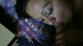 Feeding my Mexican milf neighbor with my cock on cam