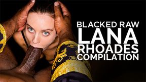 Tattooed Vixen Lana Rhoades rides big cock in 3some