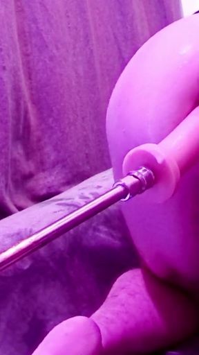 Taking past the base of my dildo - hismith machine   Clip 1
