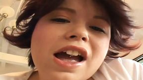 Teen star Kaci takes oversized black cock in her brand new ass