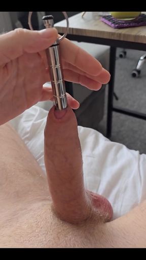 Vid Medley Pushed a Plug and Urethral Vibrator Down My Cock