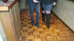 Two Italian stallions ravage this voluptuous Italian BBW &mdash;  penetrating both pussy&#x270C; and ass&#x1F351;