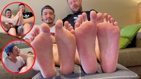 Comparing our feet (MP4-HD 1080p)