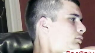 "Hunk Next Door - Straight Guy Jacks Off His Massive Dick"