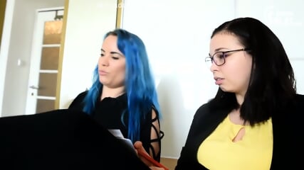 Kinky Office Ladies Get Their Sensitive Feet Worshiped By Their Collea