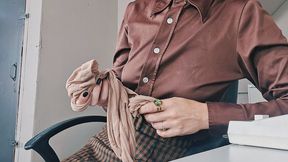 MOLE TAKEN OUT WITH PANTYHOSE