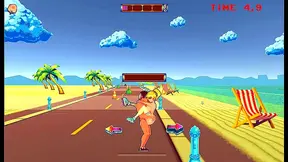 Curvy Skater Girl Takes creampie Shares Steamy 69 on Sunny Beach - Hentai