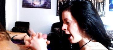 Violette Black deepthroat &amp; doggystyle fuck session