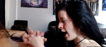 Violette Black deepthroat &amp; doggystyle fuck session