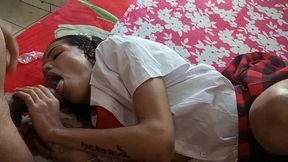 estudante sendo fudida pelo padrasto - leo ogro