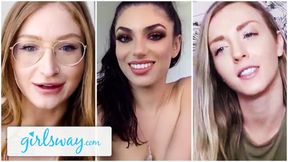 Blonde Karla Kush enjoys friendly card game with friends