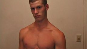 Kyler has been waiting for his big debut. A hot mid-westerner, the young man works construction and skates at the job site in the evenings. After working all day long and boarding, Kyler needs to unwind with a little personal time.