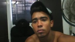 Latino Model Marco Chats with Customer