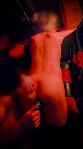 Evening Massage of My Vagina with a Rubber Dildo