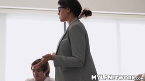 MILF Aaliyah Love got into a naughty session with Penny Barber