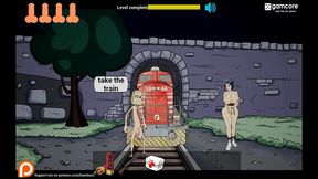 fuckerman [ hardcore hentai game pornplay ] ep.3 tight ebony asshole