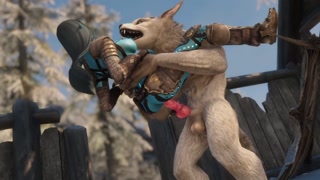 Aquarea Has Some Fun With A Werewolf