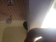 Anal toying during a shower. Check out onlyfans @greatestlicker69
