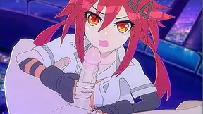 Neptune and Noire's Orange Heart Adventure Unfolds Deeply