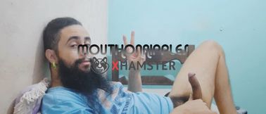 Stroking My Pierced Dick