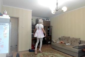A beautiful bitch in a new dress