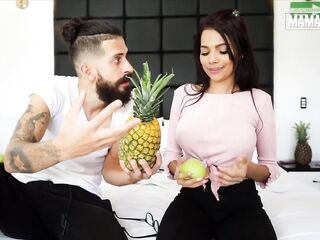 Breasty Latin chick Teen Mila Garcia Insane To Ride Logan Salamanca's Shlong - CARNE DEL MERCADO