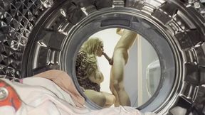 Stepsister Trapped in Washing Machine Gets Help