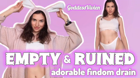 Empty and Ruined Adorable Findom Drain Pay Piggy Stroke Send for Goddess Vivien Financial Ruin