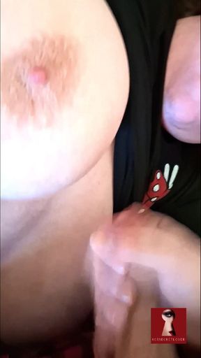 Be Quick, I Sent My Husband Shopping. We Have 10 Minutes. Cum All Over My Tits.