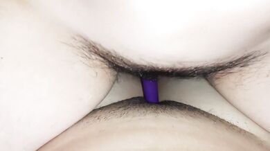 Hairy pussies getting pounded loud with wild vibes and squirting climax