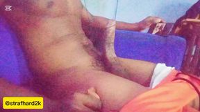 Sex toy game in my parlor while my step dad is away cummed all over with my big cock